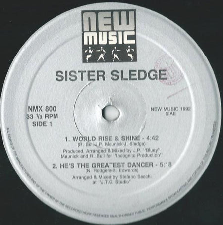 Sister Sledge : All New Full Length Mixes (2x12", Ltd)