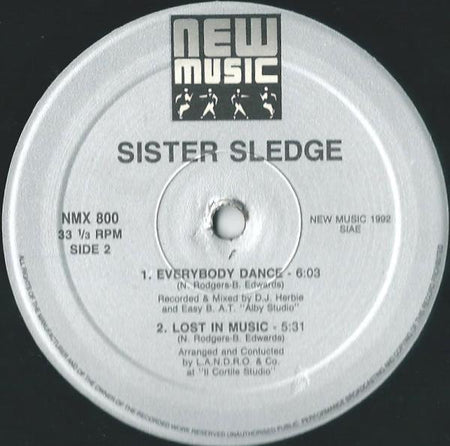 Sister Sledge : All New Full Length Mixes (2x12", Ltd)