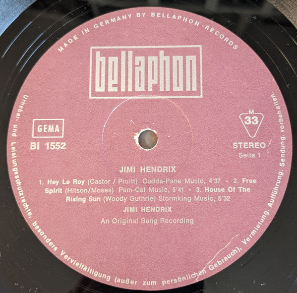 Jimi Hendrix : In The Beginning (LP)