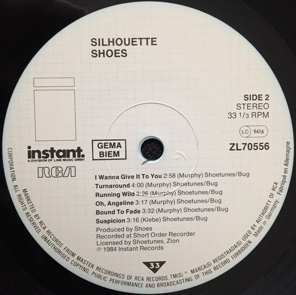 Shoes : Silhouette (LP, Album)