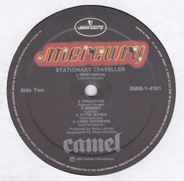 Camel : Stationary Traveller (LP, Album)