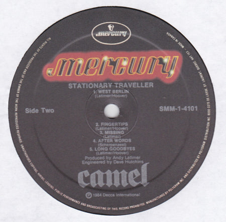 Camel : Stationary Traveller (LP, Album)
