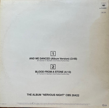 The Hooters : And We Danced (Album Version) (12", Maxi)