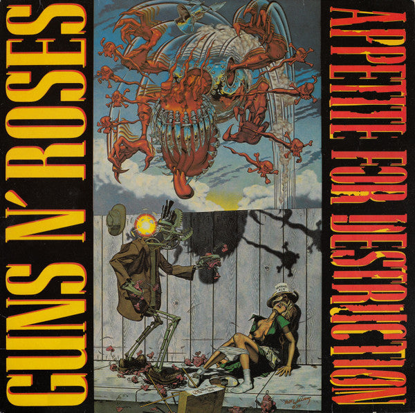Guns N' Roses : Appetite For Destruction (LP, Album, M/Print, RE)