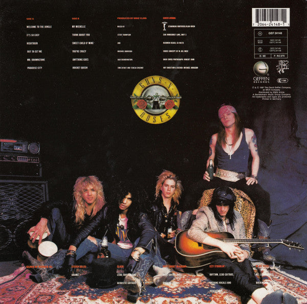 Guns N' Roses : Appetite For Destruction (LP, Album, M/Print, RE)