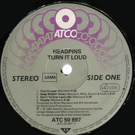 Headpins : Turn It Loud (LP, Album)