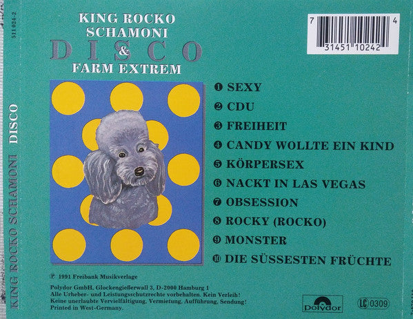 King Rocko Schamoni & Farm Extrem : Disco (LP, Album)