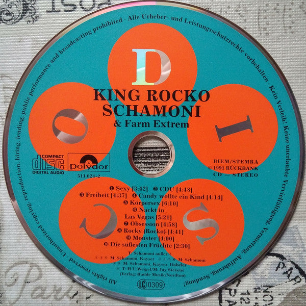King Rocko Schamoni & Farm Extrem : Disco (LP, Album)