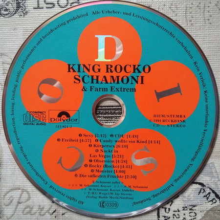 King Rocko Schamoni & Farm Extrem : Disco (LP, Album)
