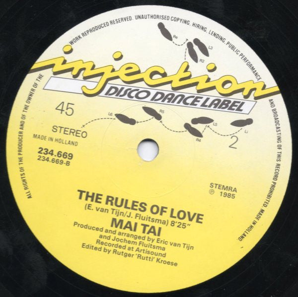 Mai Tai : Body And Soul (12", Maxi, RP)