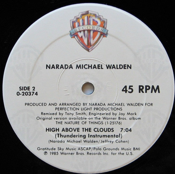Narada Michael Walden : High Above The Clouds (12", Maxi, Spe)