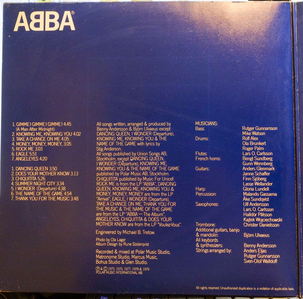 ABBA : Greatest Hits Vol. 2 (LP, Comp, Gat)