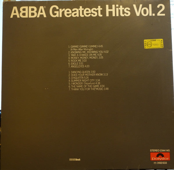 ABBA : Greatest Hits Vol. 2 (LP, Comp, Gat)