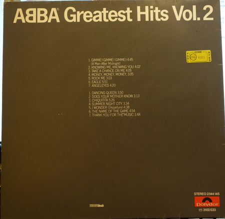 ABBA : Greatest Hits Vol. 2 (LP, Comp, Gat)