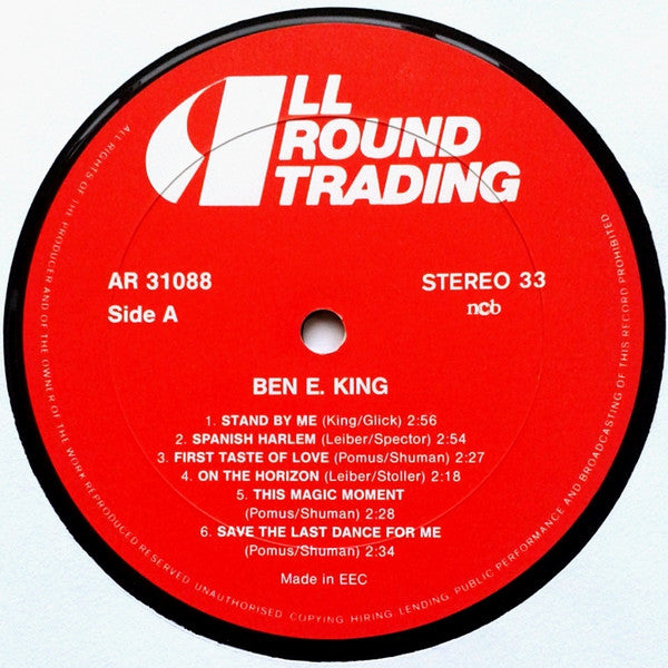Ben E. King + The Drifters : Stand By Me (LP, Comp, Red)