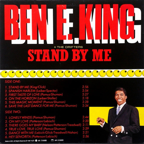 Ben E. King + The Drifters : Stand By Me (LP, Comp, Red)