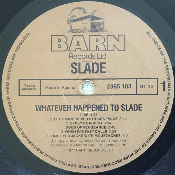 Slade : Whatever Happened To Slade (LP, Album)