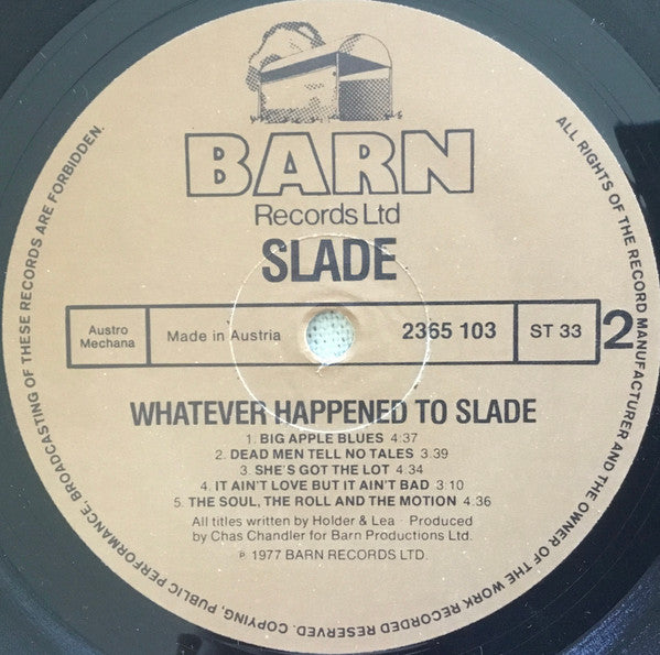 Slade : Whatever Happened To Slade (LP, Album)