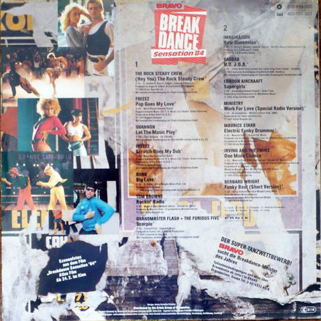 Various : Bravo Break Dance Sensation '84 (LP, Comp, Mixed)