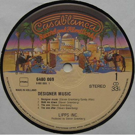 Lipps, Inc. : Designer Music (LP, Album)