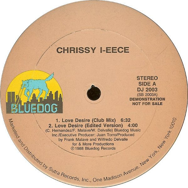 Chrissy I-Eece : Love Desire (12", Promo)