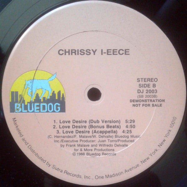 Chrissy I-Eece : Love Desire (12", Promo)