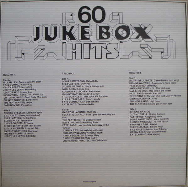 Various : 60 Jukebox Hits (3xLP, Comp + Box)