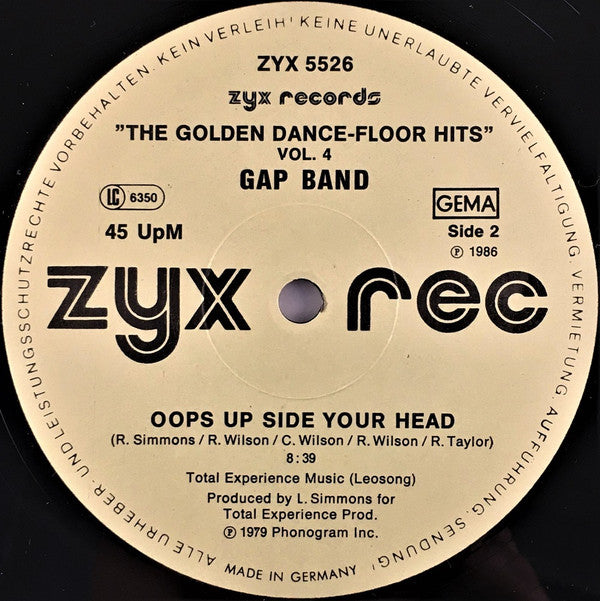 Yarbrough & Peoples / The Gap Band : The Golden Dance-Floor Hits Vol. 4 (12", Maxi)