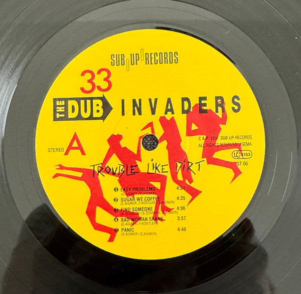 The Dub Invaders : Trouble Like Dirt (LP, Album)