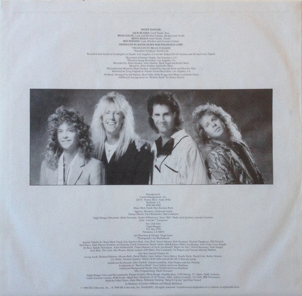 Night Ranger : Man In Motion (LP, Album)