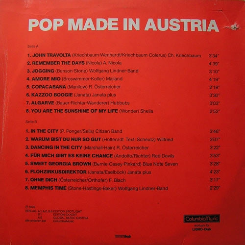 Various : Pop Made In Austria (LP, Comp)
