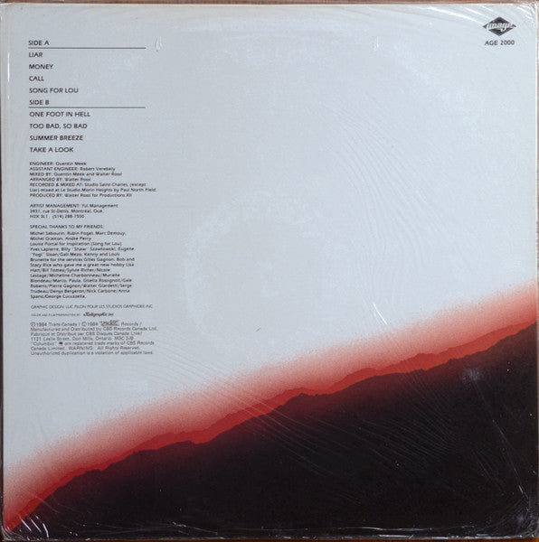 Walter Rossi : One Foot In Heaven, One Foot In Hell (LP, Album)