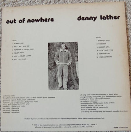 Denny Lather : Out Of Nowhere (LP)