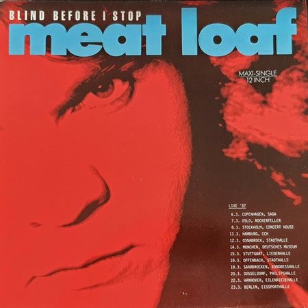 Meat Loaf : Blind Before I Stop (12", Maxi)