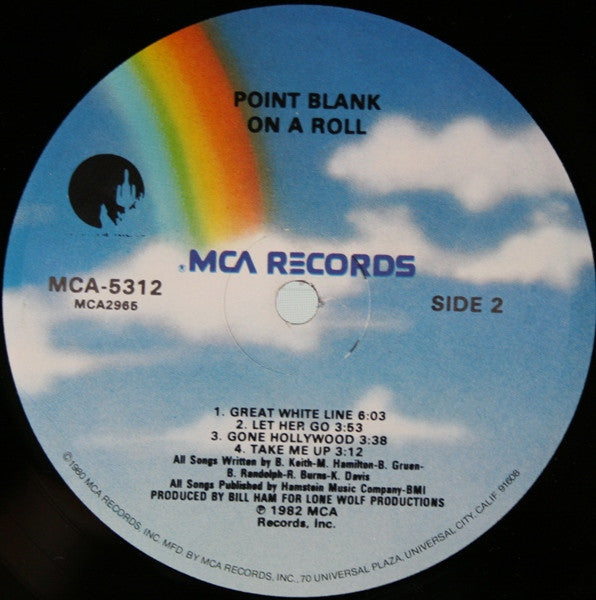 Point Blank (9) : On A Roll (LP, Album, Glo)
