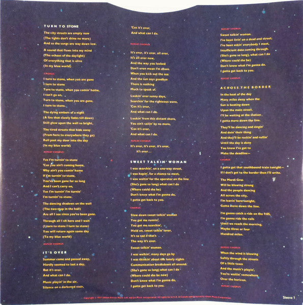 Electric Light Orchestra : Out Of The Blue (2xLP, Album, Ter)