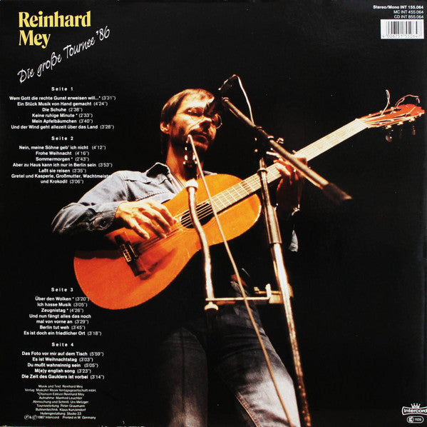 Reinhard Mey : Die Große Tournee '86 (2xLP, Album)