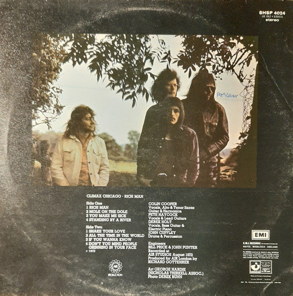 Climax Chicago* : Rich Man (LP, Album)