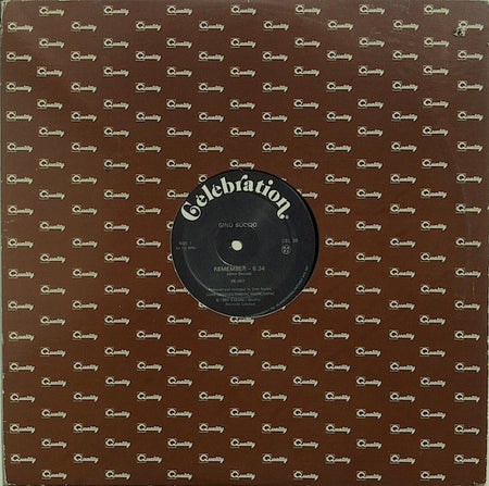 Gino Soccio : Remember (12")