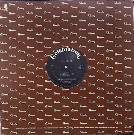 Gino Soccio : Remember (12")