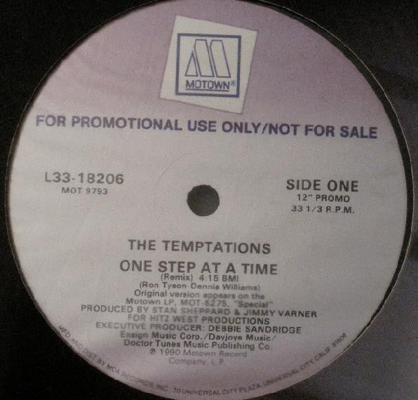 The Temptations : One Step At  A Time (12", Promo)