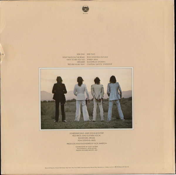 Foghat : Rock And Roll Outlaws (LP, Album, Pit)