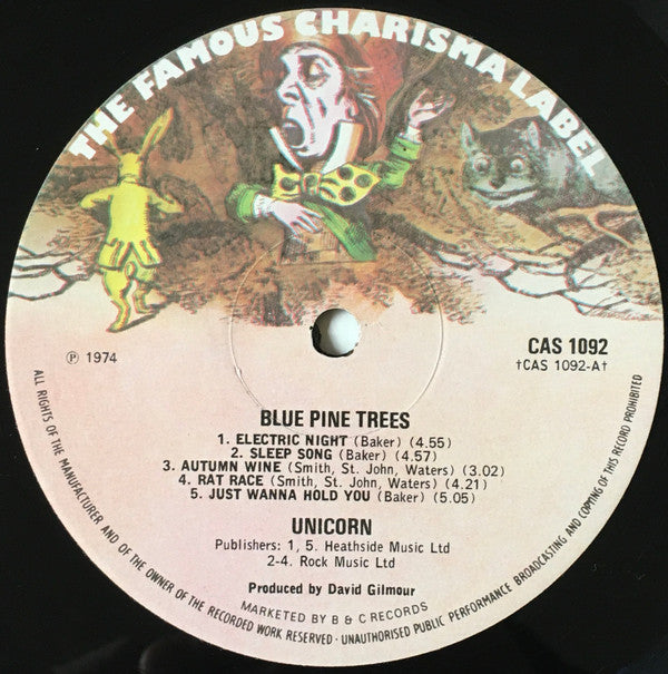 Unicorn (12) : Blue Pine Trees (LP, Album)