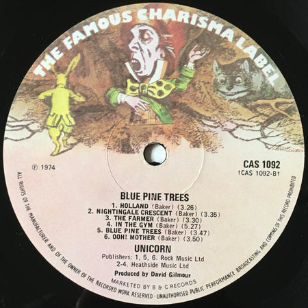 Unicorn (12) : Blue Pine Trees (LP, Album)