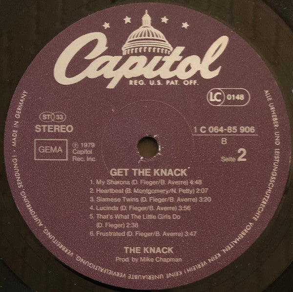 The Knack (3) : Get The Knack (LP, Album)