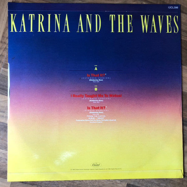 Katrina And The Waves : Is That It? (Extended Version) (12")