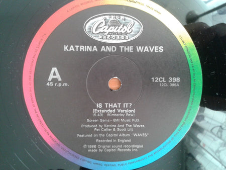 Katrina And The Waves : Is That It? (Extended Version) (12")