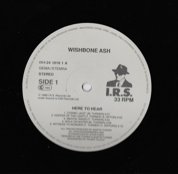 Wishbone Ash : Here To Hear (LP, Album)
