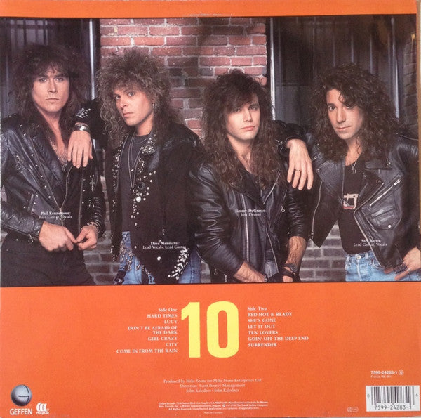 Y & T : Ten (LP, Album)