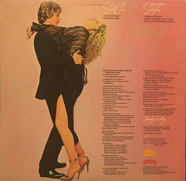 Cindy & Roy : Feel It (LP, Album, Promo, 53)